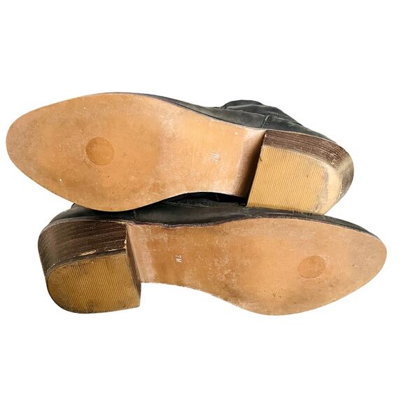 Free People X Jeffrey Campbell Joe Lace Up Leather Boots Size 6 - Picture 11 of 13